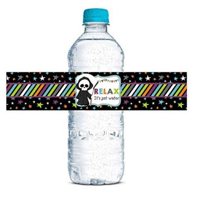 AmandaCreation Grim Reaper Water Bottle Wrappers 20pc. Image 1