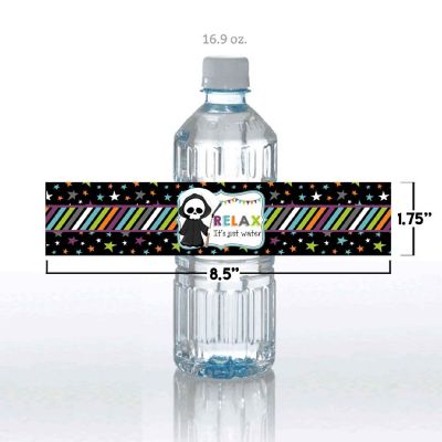 AmandaCreation Grim Reaper Water Bottle Wrappers 20pc. Image 2