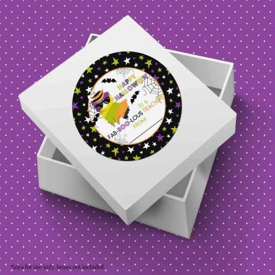 AmandaCreation Halloween Llama Appreciation Envelope Seals 40pc. Image 1