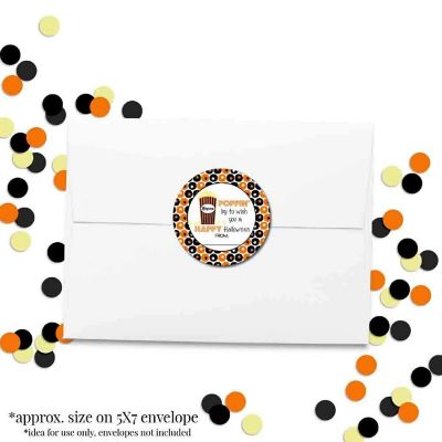 AmandaCreation Halloween Popcorn Envelope Seals 40pc. Image 3