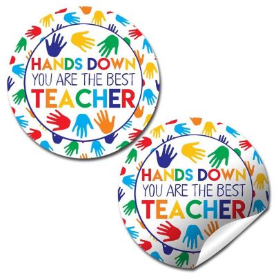 AmandaCreation Handprint Appreciation Envelope Seals 40pc. Image 1