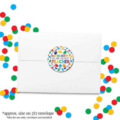 AmandaCreation Handprint Appreciation Envelope Seals 40pc. Image 3