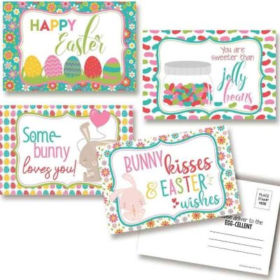 AmandaCreation Happy Easter Postcards 20pc. Image 1