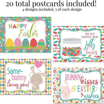AmandaCreation Happy Easter Postcards 20pc. Image 2