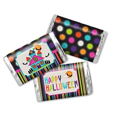 AmandaCreation Haunted House Mini Candybar Wrappers 45pc. Image 1