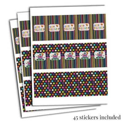 AmandaCreation Haunted House Mini Candybar Wrappers 45pc. Image 3