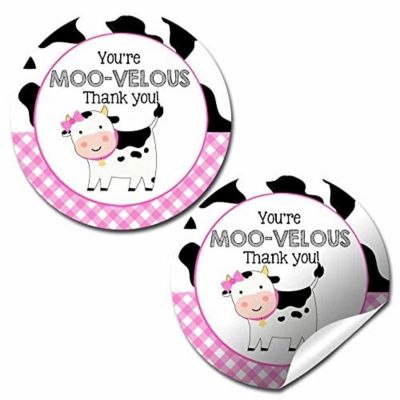 AmandaCreation Heard The Moos Envelope Seals 40pc. Image 1