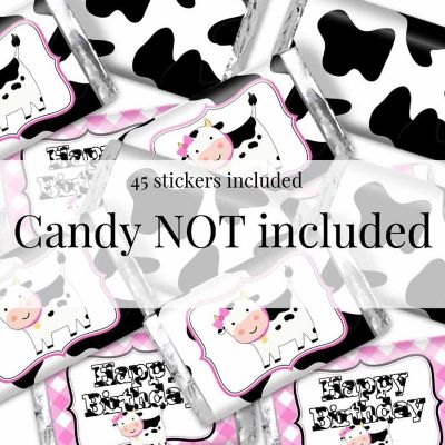 AmandaCreation Heard The Moos Mini Candybar Wrappers 45pc. Image 1