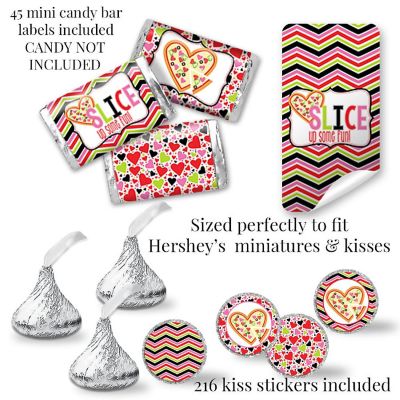 AmandaCreation Heart Shaped Pizza Party Bundle 381pc. Image 1
