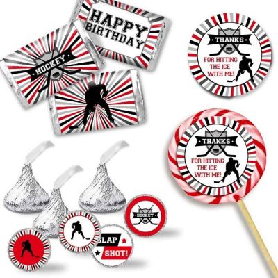 AmandaCreation Hockey Birthday Sticker Bundle 429pc. Image 1