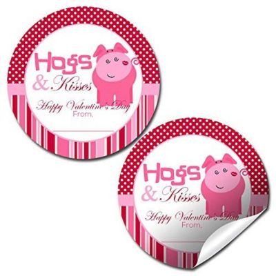 AmandaCreation Hog &amp; Kisses Envelope Seals 40pc. Image 1