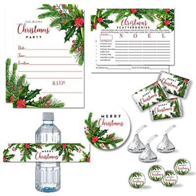 AmandaCreation Holly and Pine Party Bundle 381pc. Image 1