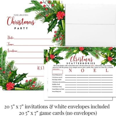 AmandaCreation Holly and Pine Party Bundle 381pc. Image 3