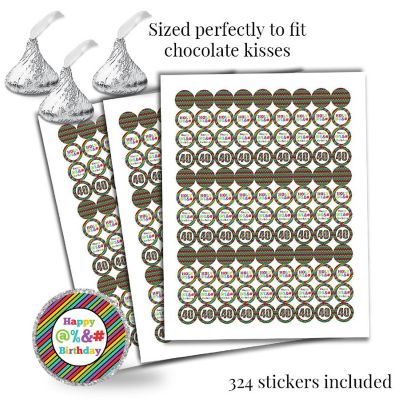 AmandaCreation HOLY @%&amp;# 40th Sticker Bundle 429pc. Image 1
