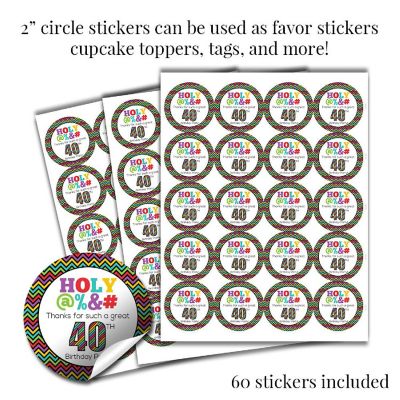 AmandaCreation HOLY @%&amp;# 40th Sticker Bundle 429pc. Image 3