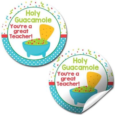 AmandaCreation Holy Guacamole Appreciation Envelope Seals 40pc. Image 1