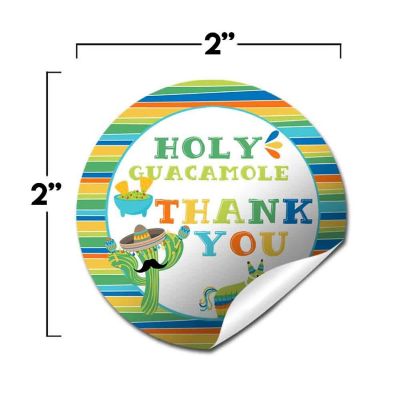 AmandaCreation Holy Guacamole Envelope Seals 40pc. Image 1