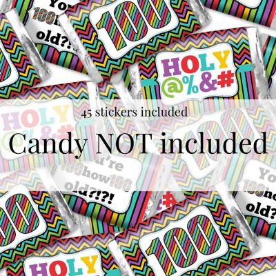 AmandaCreation Holy S@#! 100th Mini Candybar Wrappers 45pc. Image 3