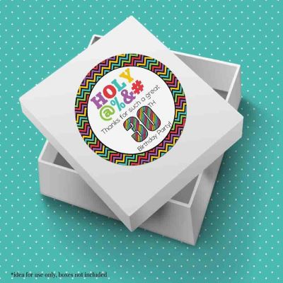 AmandaCreation Holy S@#! 30th Birthday Stickers 40pcs. Image 3