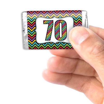 AmandaCreation Holy S@#! 70th Mini Candybar Wrappers 45pc. Image 2