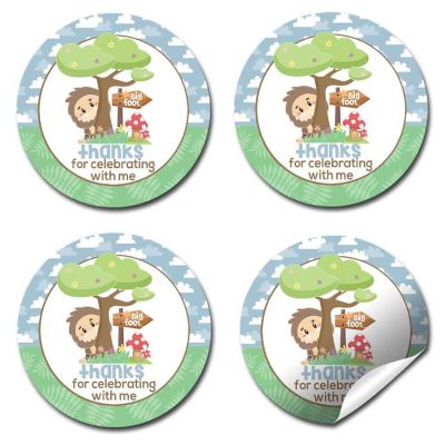 AmandaCreation Hunt for Bigfoot Envelope Seals 40pc. Image 1
