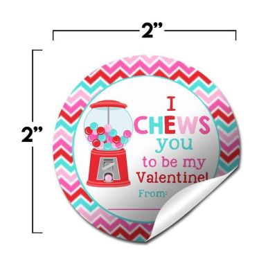 AmandaCreation I Chews You Envelope Seals 40pc. Image 1