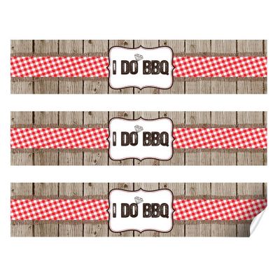 AmandaCreation I Do BBQ Water Bottle Labels 20pc. Image 3