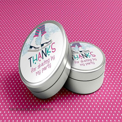 AmandaCreation Ice Skating Envelope Seals 40pc. Image 2
