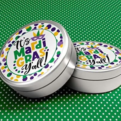 AmandaCreation It's Mardi Gras Y'all Envelope Seals 40pc. Image 2