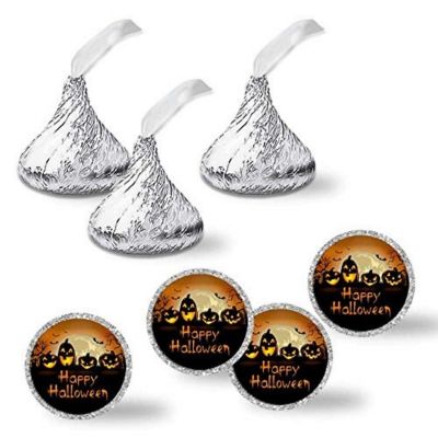 AmandaCreation Jack O'Lantern Kiss Stickers 324pc. Image 1