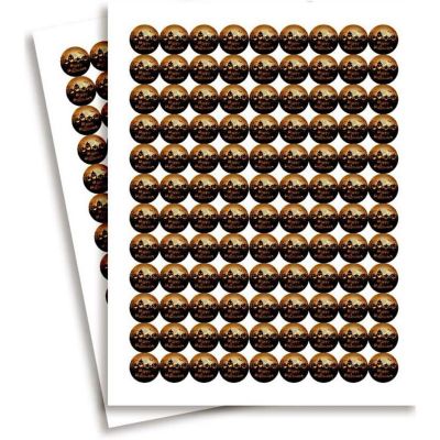 AmandaCreation Jack O'Lantern Kiss Stickers 324pc. Image 1