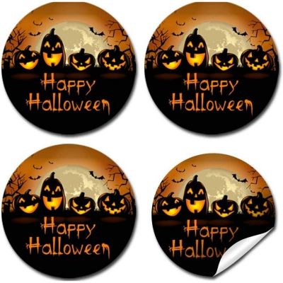 AmandaCreation Jack O'Lantern Kiss Stickers 324pc. Image 3
