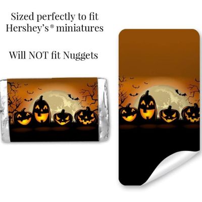 AmandaCreation Jack O'Lantern Mini Candybar Wrappers 45pcs Image 2