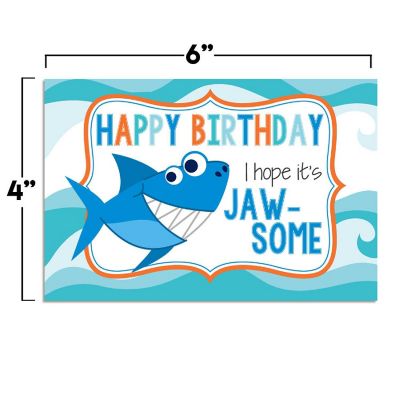 AmandaCreation JAW-SOME Day Greeting Card 2pc. Image 2