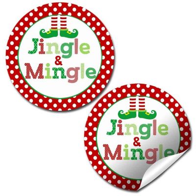 AmandaCreation Jingle and Mingle Envelope Seals 40pc. Image 1