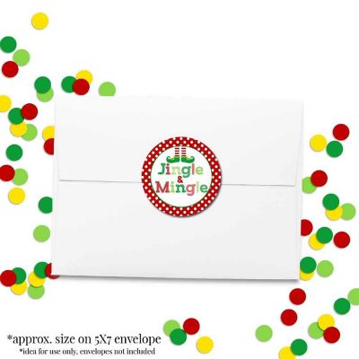 AmandaCreation Jingle and Mingle Envelope Seals 40pc. Image 3
