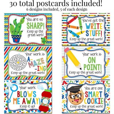 AmandaCreation Keep Up The Good Work Postcards 30pc. Image 1