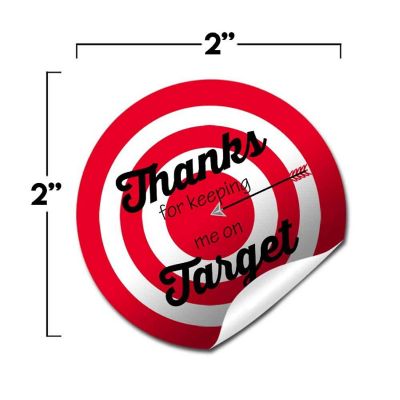 AmandaCreation Keeping Me On Target Appreciation Envelope Seals 40pc. Image 1