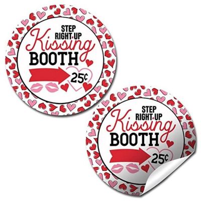AmandaCreation Kissing Booth Envelope Seals 40pc. Image 1