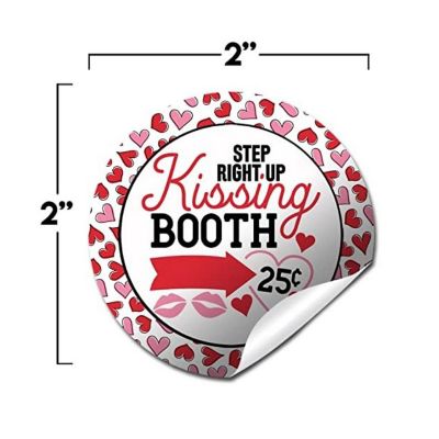 AmandaCreation Kissing Booth Envelope Seals 40pc. Image 1