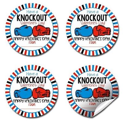 AmandaCreation Knockout Boxing Envelope Seals 40pc. Image 3