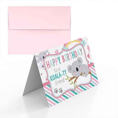 AmandaCreation KOALA-TY Friend Greeting Card 2pc. Image 1