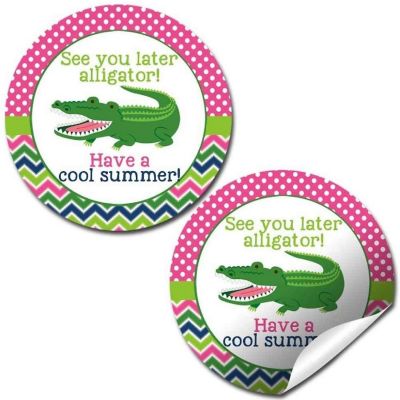 AmandaCreation Later Gator Pink Envelope Seals Image 1
