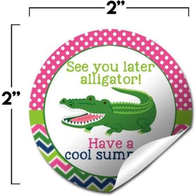 AmandaCreation Later Gator Pink Envelope Seals Image 1
