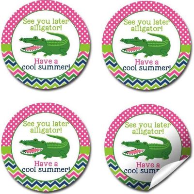 AmandaCreation Later Gator Pink Envelope Seals Image 3