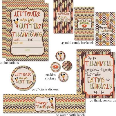 AmandaCreation Leftovers Are For Quitters Party Bundle 381pc. Image 1