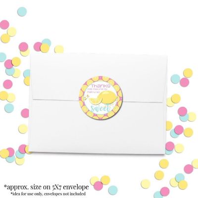 AmandaCreation Lemon Sweetie Envelope Seals 40pc. Image 3