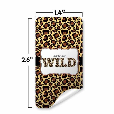 AmandaCreation Leopard Print Mini Candybar Wrappers 45pc. Image 3
