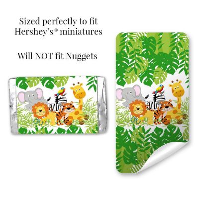 AmandaCreation Let's Get Wild Mini Candybar Wrappers 45pc. Image 1