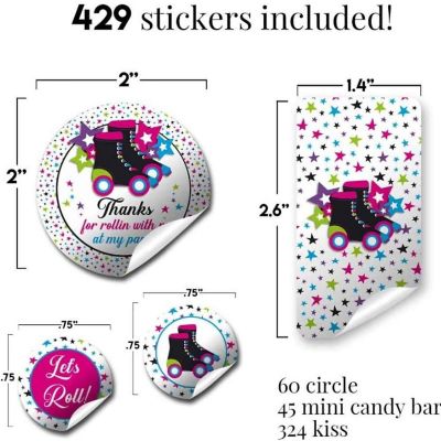 AmandaCreation Let's Roll Star Sticker Bundle 429pc. Image 1